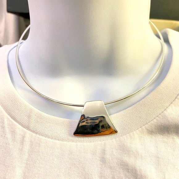 ❤️🔥3/10$ Silver round necklace | 13.8” | NEW - Picture 3 of 4